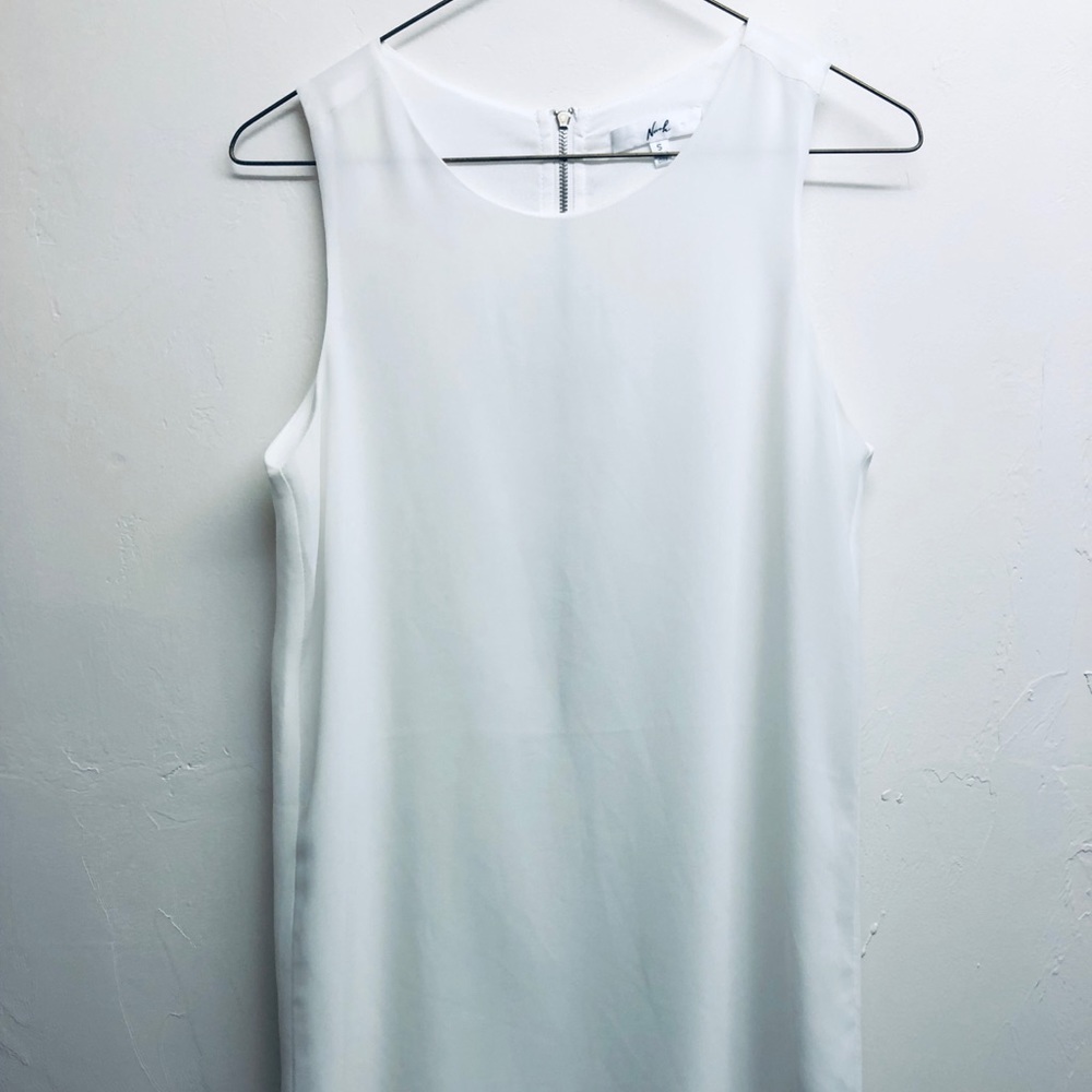 Noroh White Shift Dress